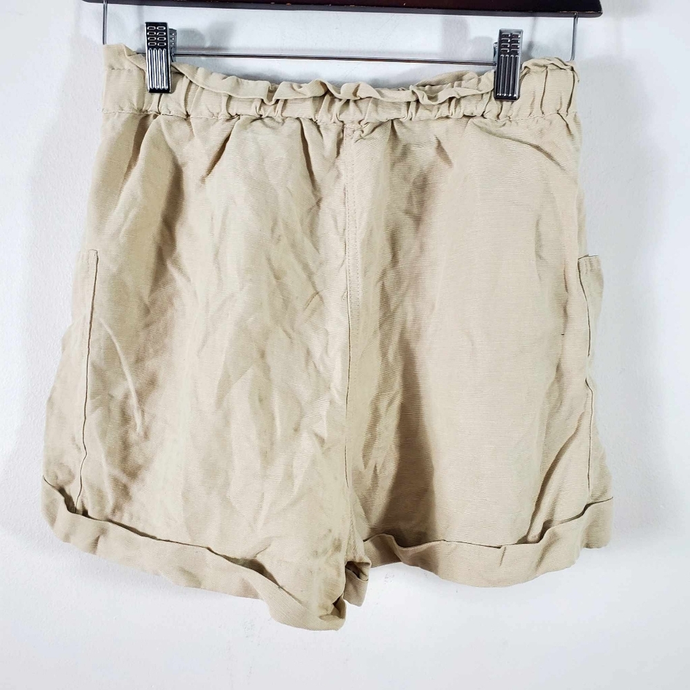 ARITZIA-WILFRED Free Allegra Short Cream Linen Blend Size M - Picture 3 of 14
